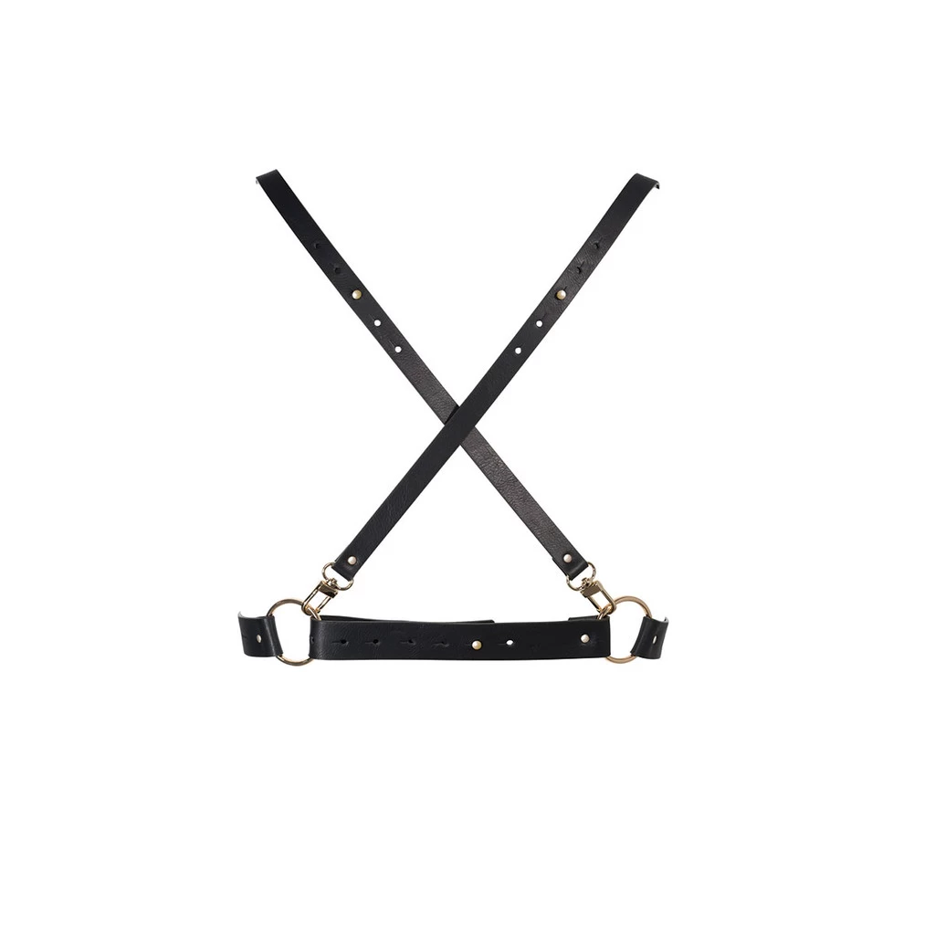 Bijoux Indiscrets Maze Vegan Leather X-Harness - Image 2