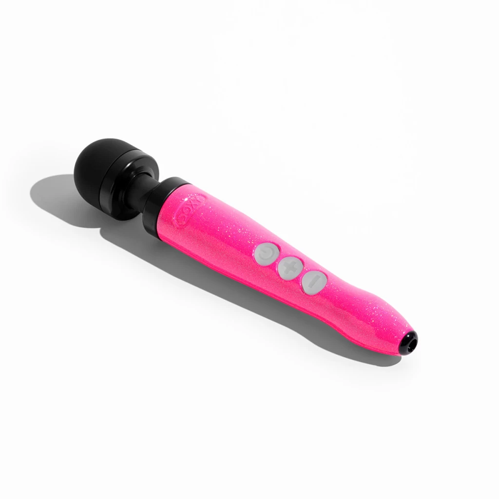 Doxy Die Cast 3R Rechargeable Compact Wand Vibrator Hot Pink - Image 2