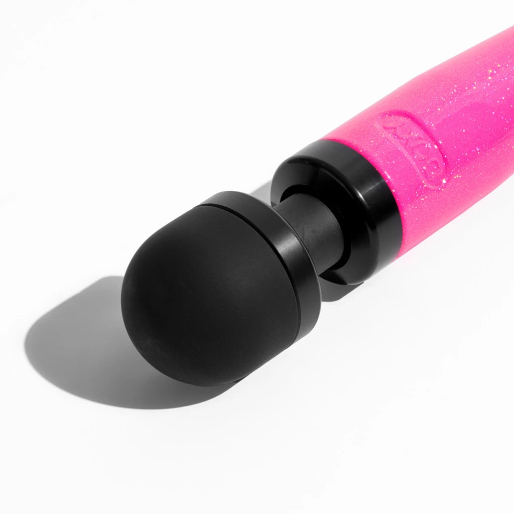 Doxy Die Cast 3R Rechargeable Compact Wand Vibrator Hot Pink - Image 5