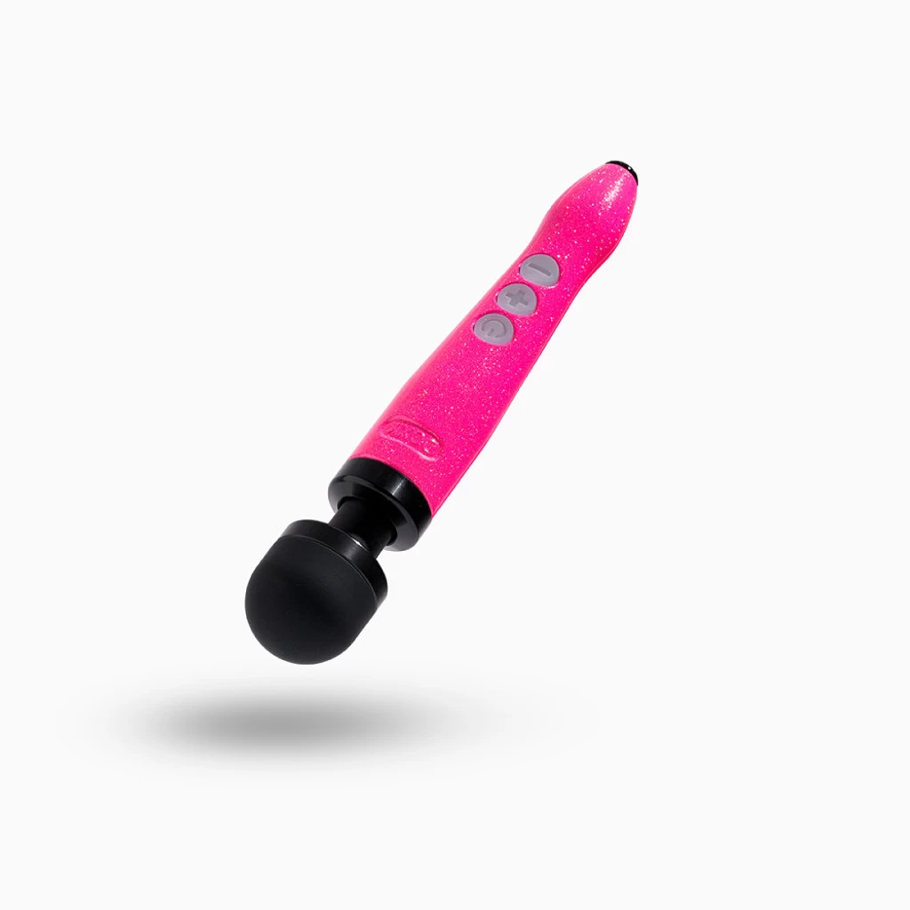 Doxy Die Cast 3R Rechargeable Compact Wand Vibrator Hot Pink - Image 7