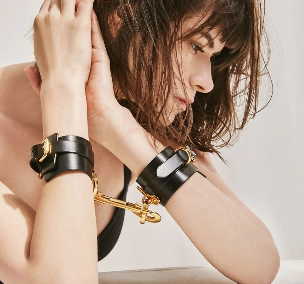 Luxury Italian Leather Handcuffs