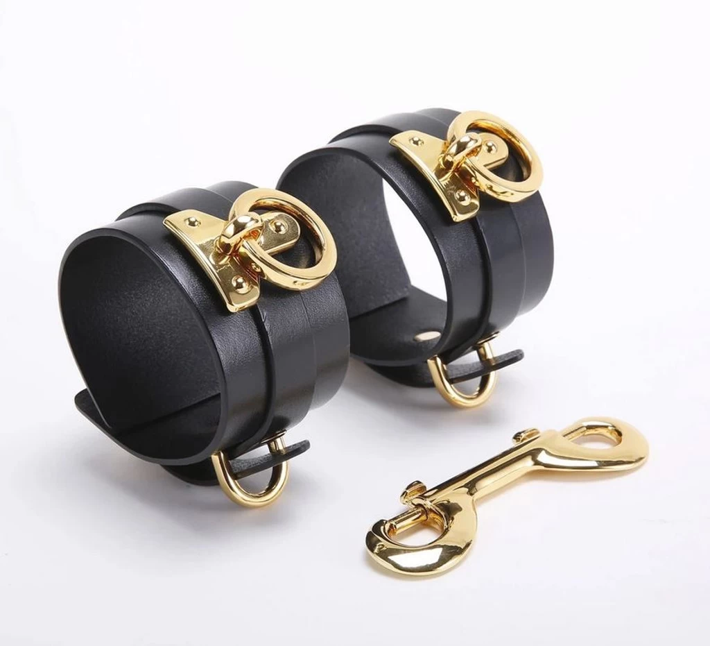 Luxury Italian Leather Handcuffs - Image 2