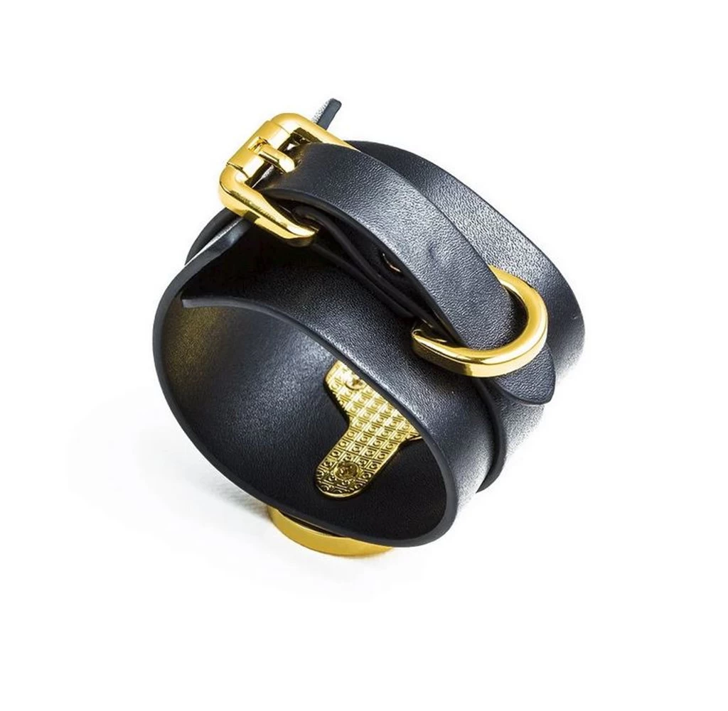 Luxury Italian Leather Handcuffs - Image 3