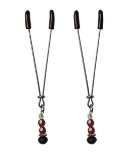 Sex And Mischief Sexperiments Ruby Black Nipple Clamps