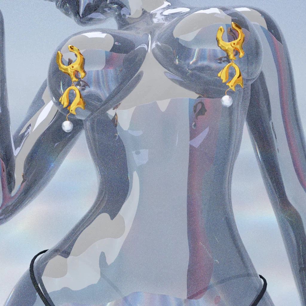 Moist Eyes Pearl Nipple Clamps - Image 2