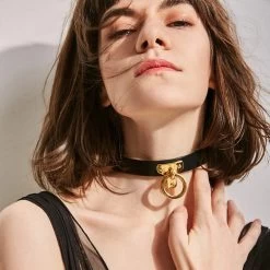 Luxury Italian Leather Cosplay Choker