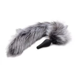XR Brands Grey Wolf Tail Anal Plug And Ears Set