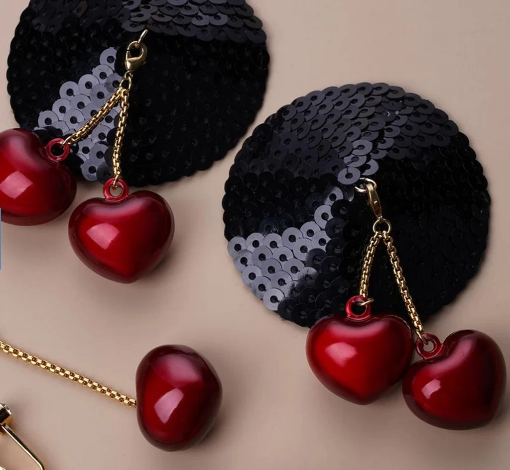 Water Chiming Bells Nipple Pasties - Image 2